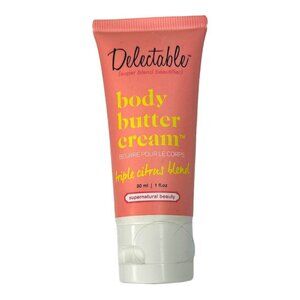 Delectable Body Butter Cream Triple Citrus Scent Travel /Purse Companion 1 floz